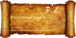Palatinus Laura névjegykártya