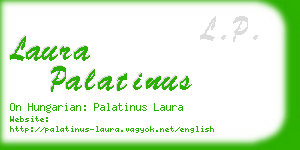 laura palatinus business card